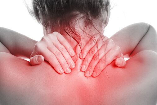dor no pescoço com osteocondrose cervical