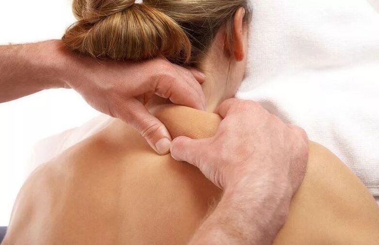 massagem para osteocondrose da coluna cervical